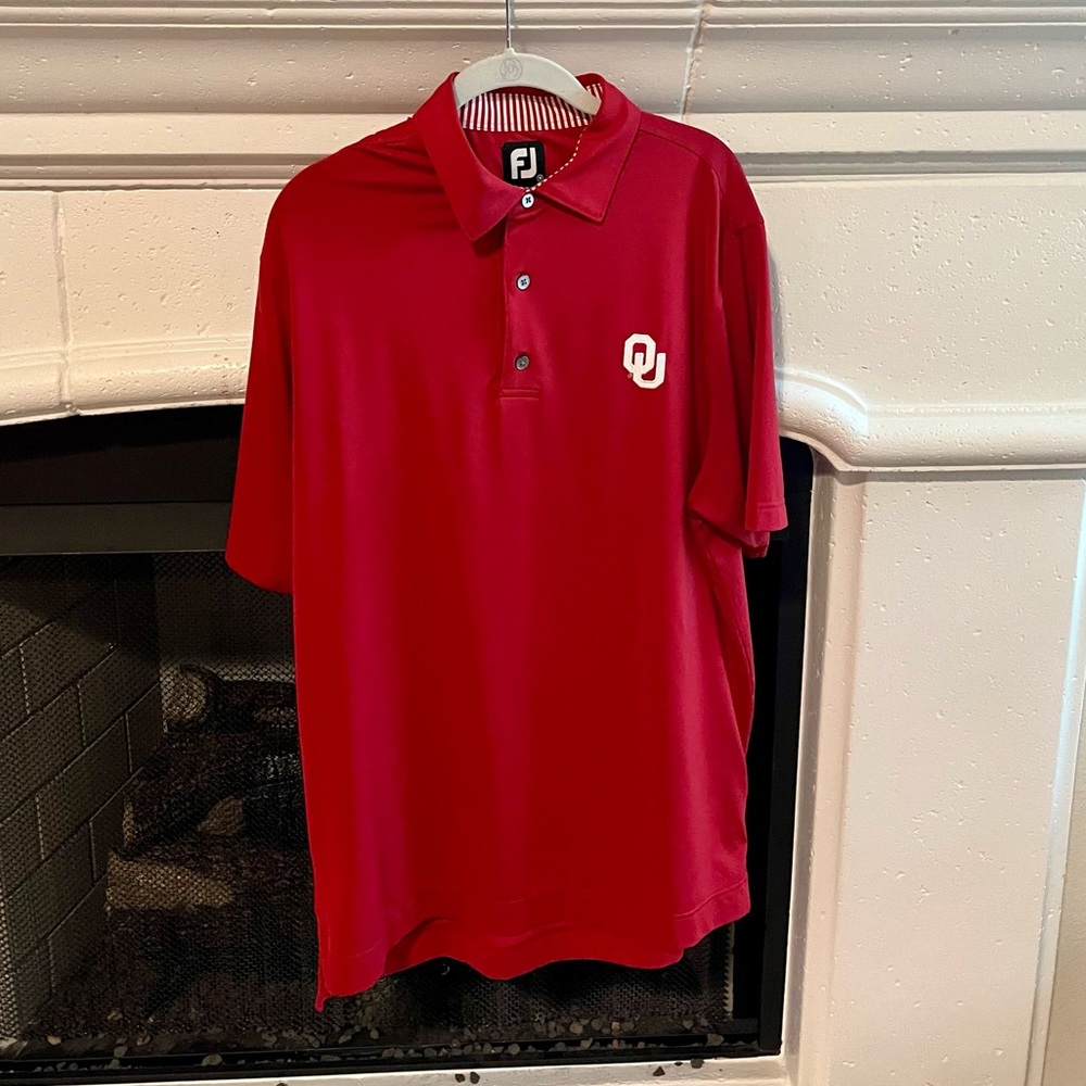 FootJoy Red Polo Shirt Classic Design